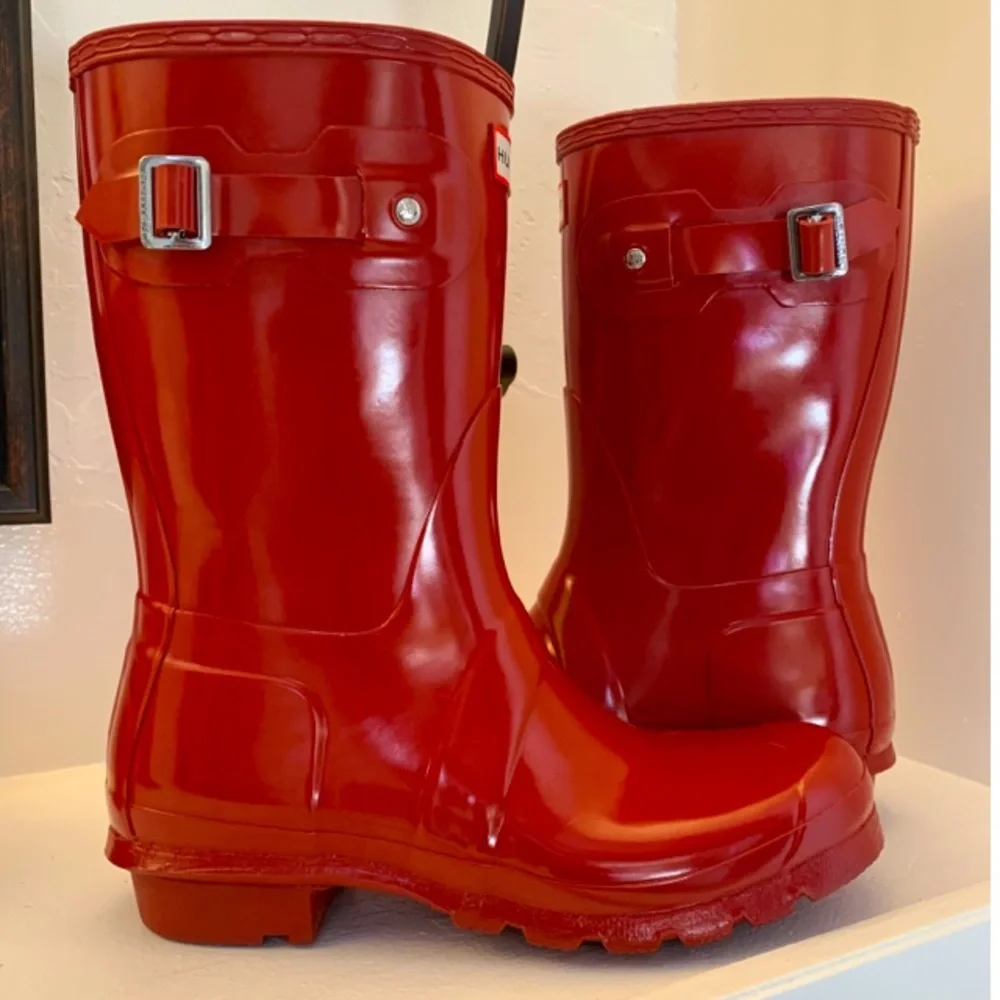 Hunter ‘Original Short’ Gloss Rain Boot - Picture 1 of 5